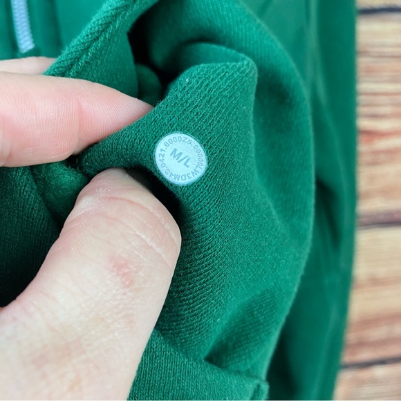 Lululemon Everglade Green Scuba Oversized Half-Zip Hoodie - Picture 4 of 8
